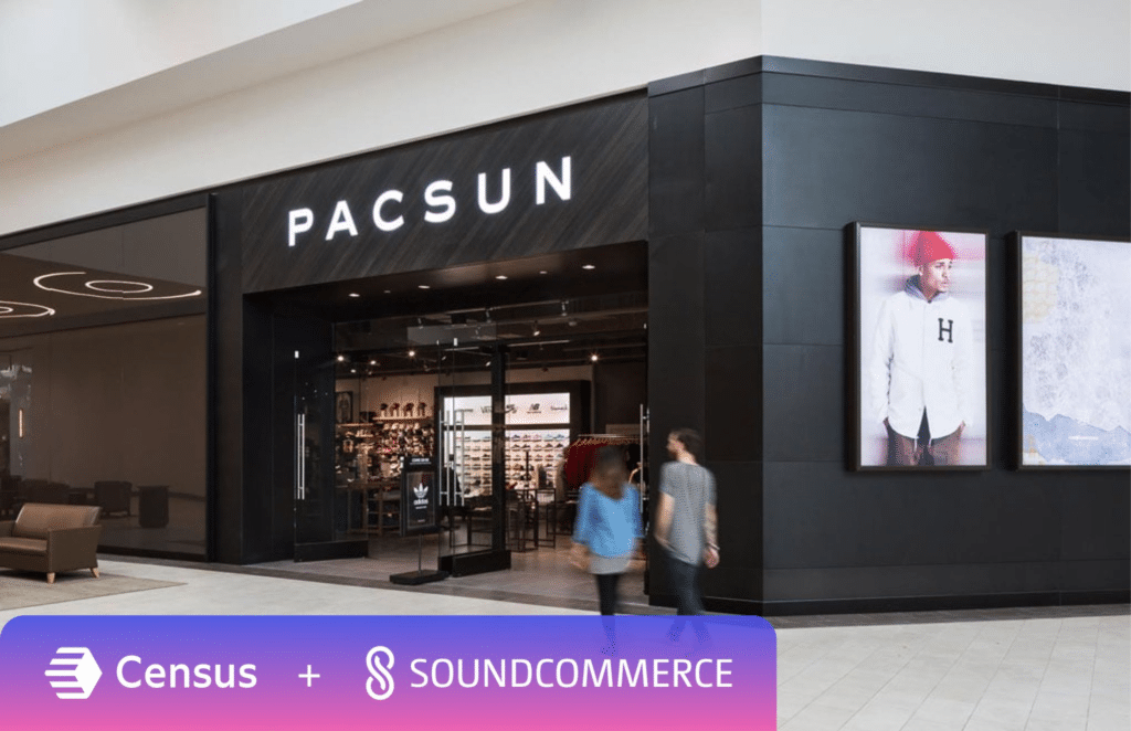 PacSun Adopts Census Embedded in SoundCommerce to Combine Intelligent Data Onboarding and Modeling with Universal Data Activation